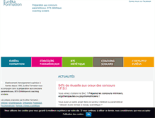 Tablet Screenshot of eurekaformation.fr